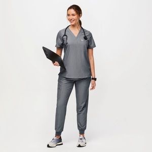 Figs scrubs set, graphite colour, size small